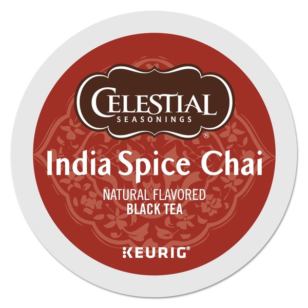 Celestial Seasonings India Spice Chai Tea K-Cups, PK96 PK 14738